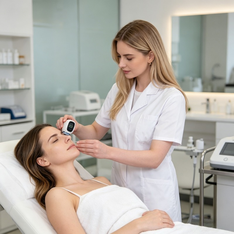 Medical Lab University - Męskie i damskie białe fartuchy, uniformy